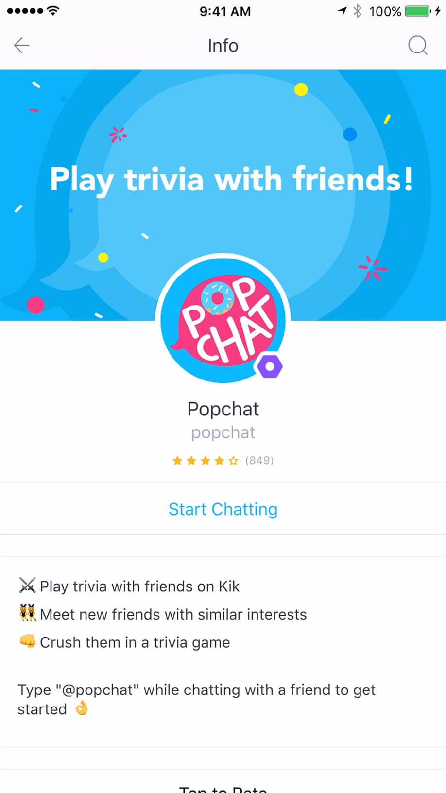 PopChat